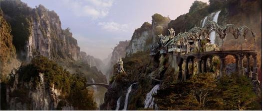 Lord of the Rings matte painting