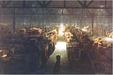 Raiders of the Lost Ark matte painting 2